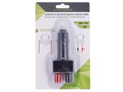 Spina accendisigari 12/24 V con connettori rapidi