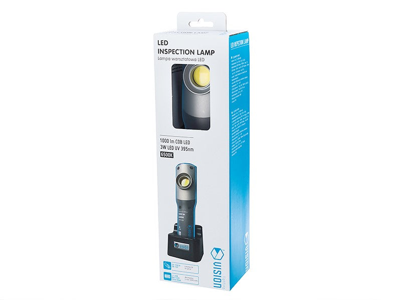 Lampada da officina con LED COB da 10W, magnete e gancio girevole