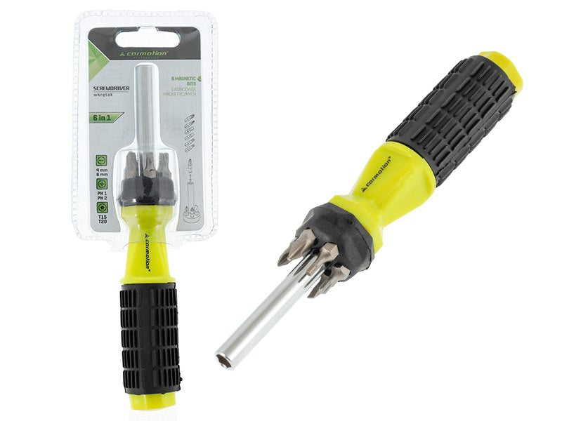 Cacciavite CARMOTION con 6 inserti