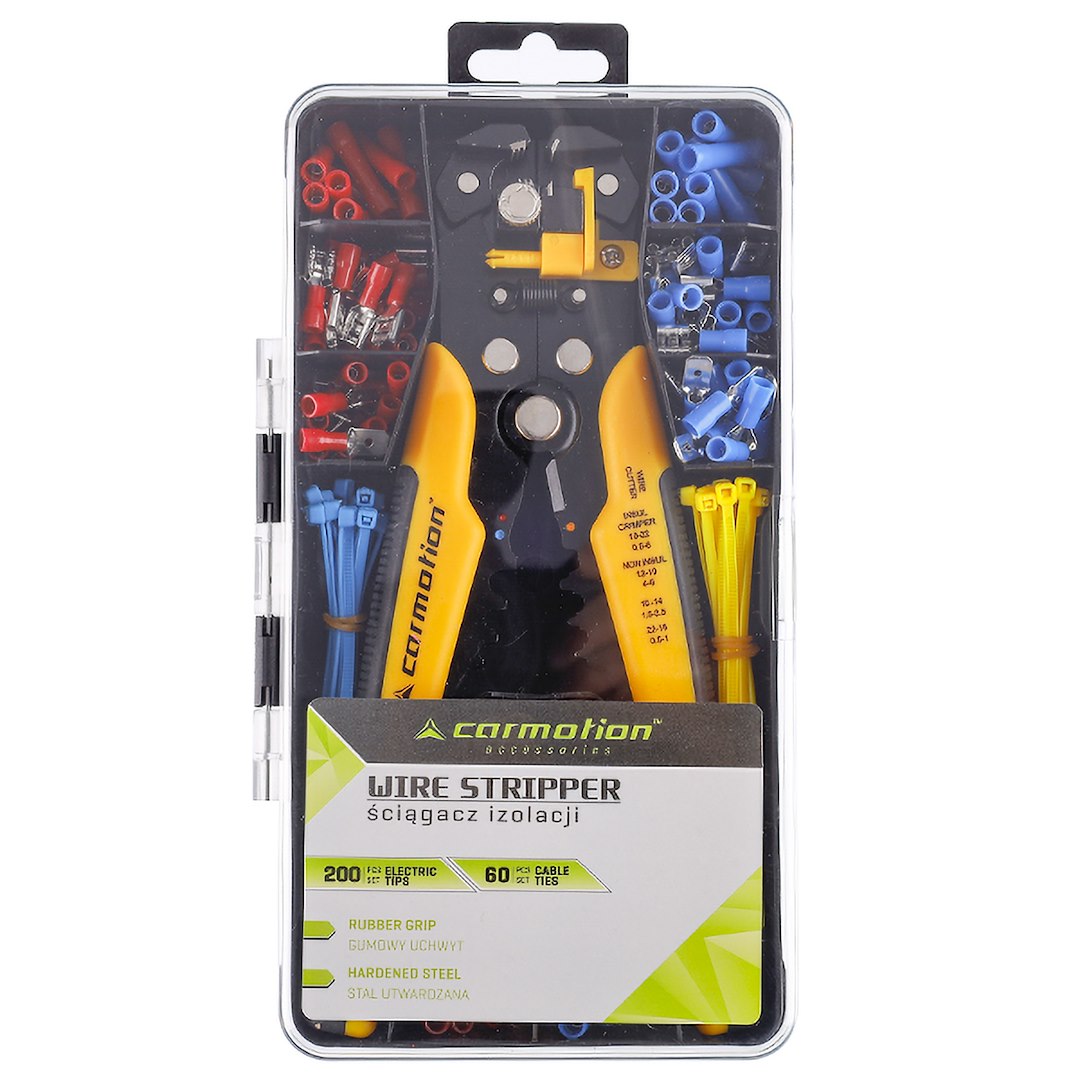 Pinza spelafili per spelare, tagliare e crimpare