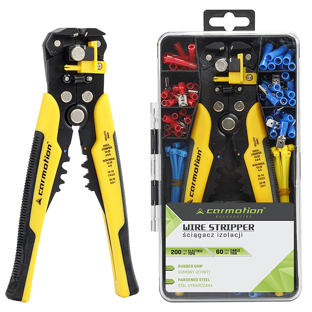 Pinza spelafili in acciaio temprato