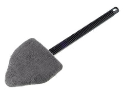Pulitore per vetri in microfibra con testa triangolare e manico da 38 cm