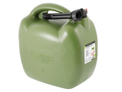 Tanica carburante in plastica da 20 litri ovale khaki