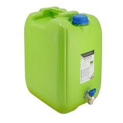 Tanica per acqua 20 L con rubinetto corto in metallo