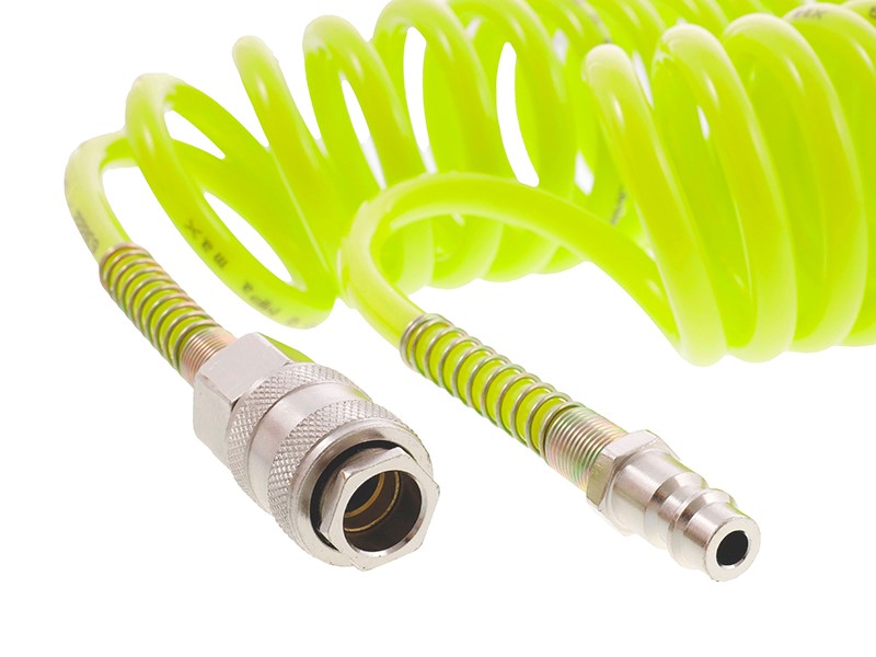 Tubo spiralato in PU da 15 m con attacco rapido e innesto DN7.2