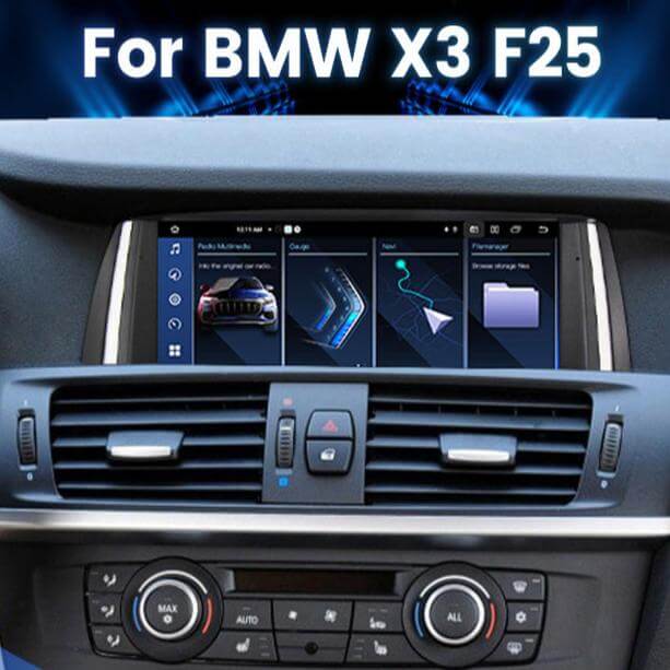 BMW X3/X4 - 8,8" radio met Apple CarPlay en Android Auto – Carmediaeurope.com
