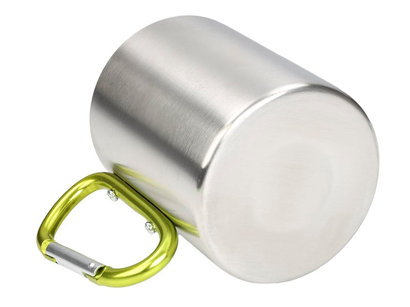 Tazza in acciaio con doppia parete in metallo e capacità di 300 ml