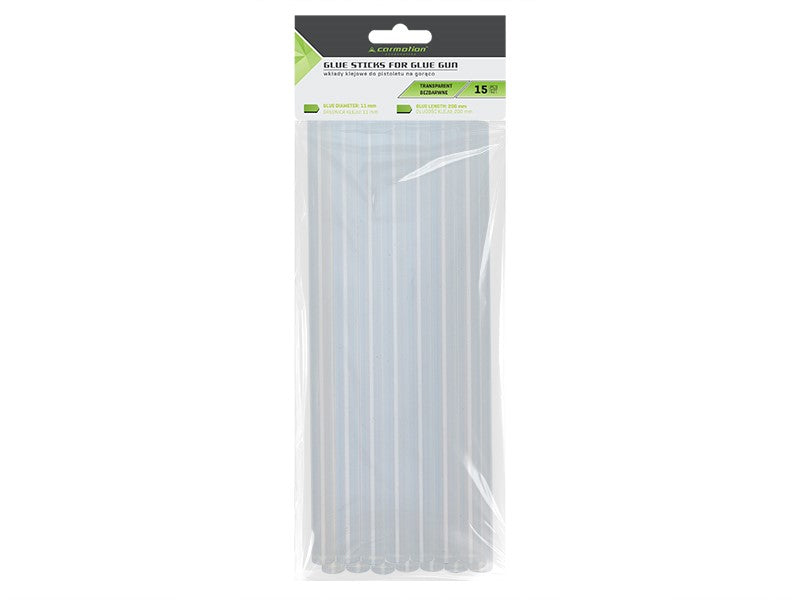 Confezione di stick di colla a caldo 11 x 200 mm, 15 pz