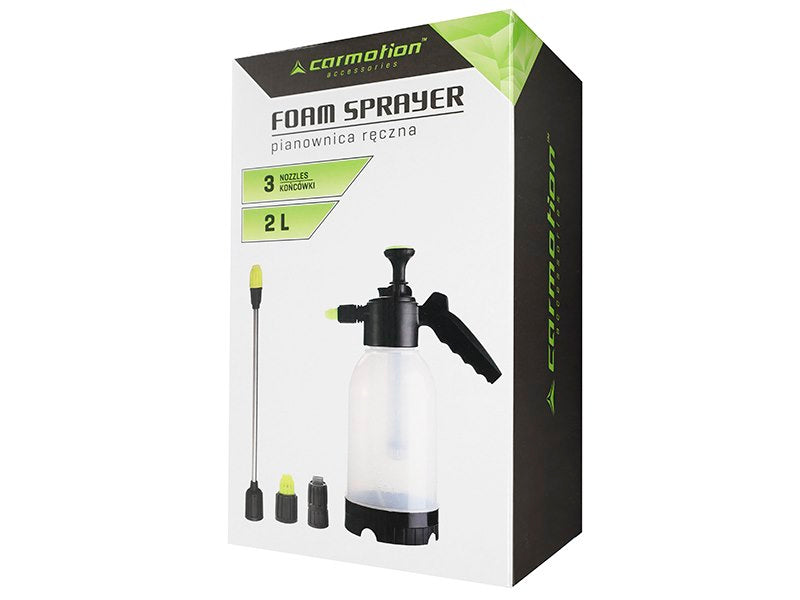 Pompa a schiuma manuale CARMOTION con serbatoio da 2 litri