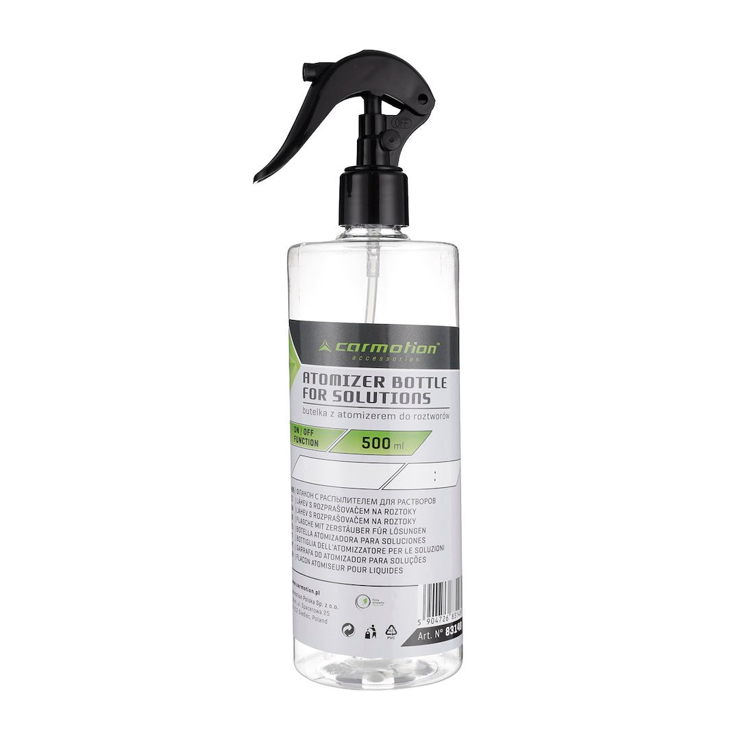 Flacone spray nebulizzatore da 500 ml con funzione on/off di CARMOTION