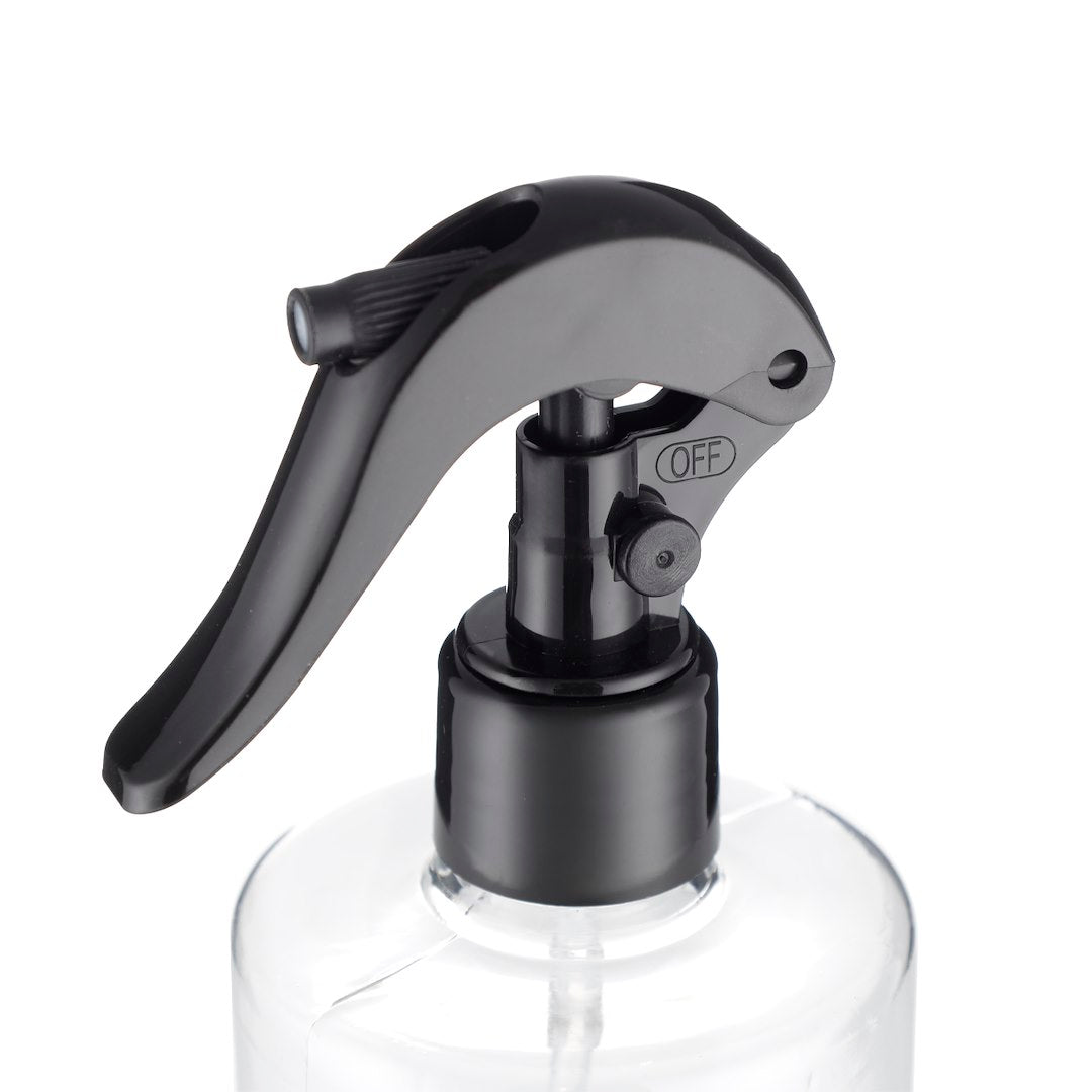 Flacone nebulizzatore trasparente da 500 ml con impugnatura ergonomica
