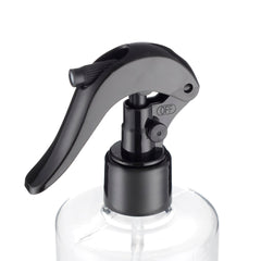 Flacone nebulizzatore trasparente da 500 ml con impugnatura ergonomica
