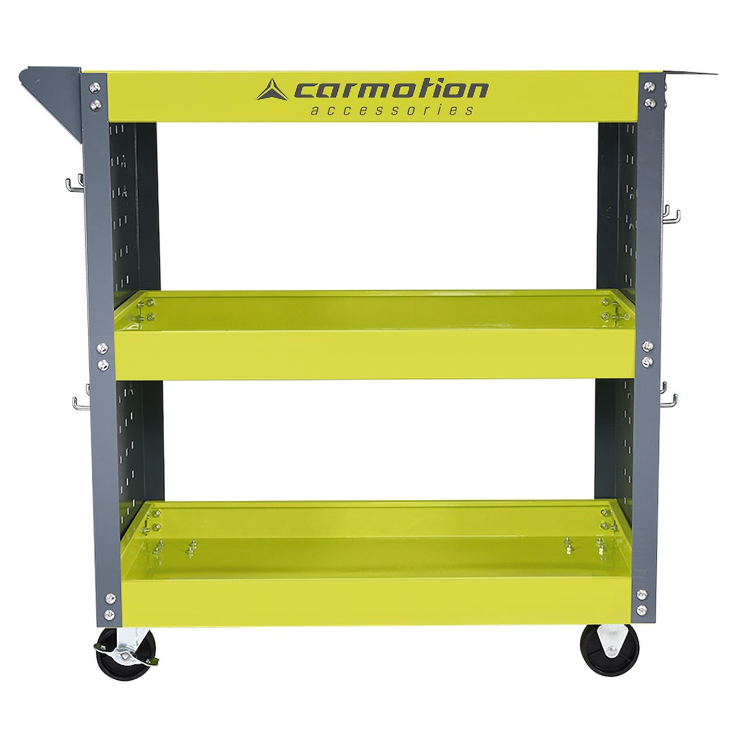 Carrello da officina con pannelli laterali e 3 ripiani CARMOTION