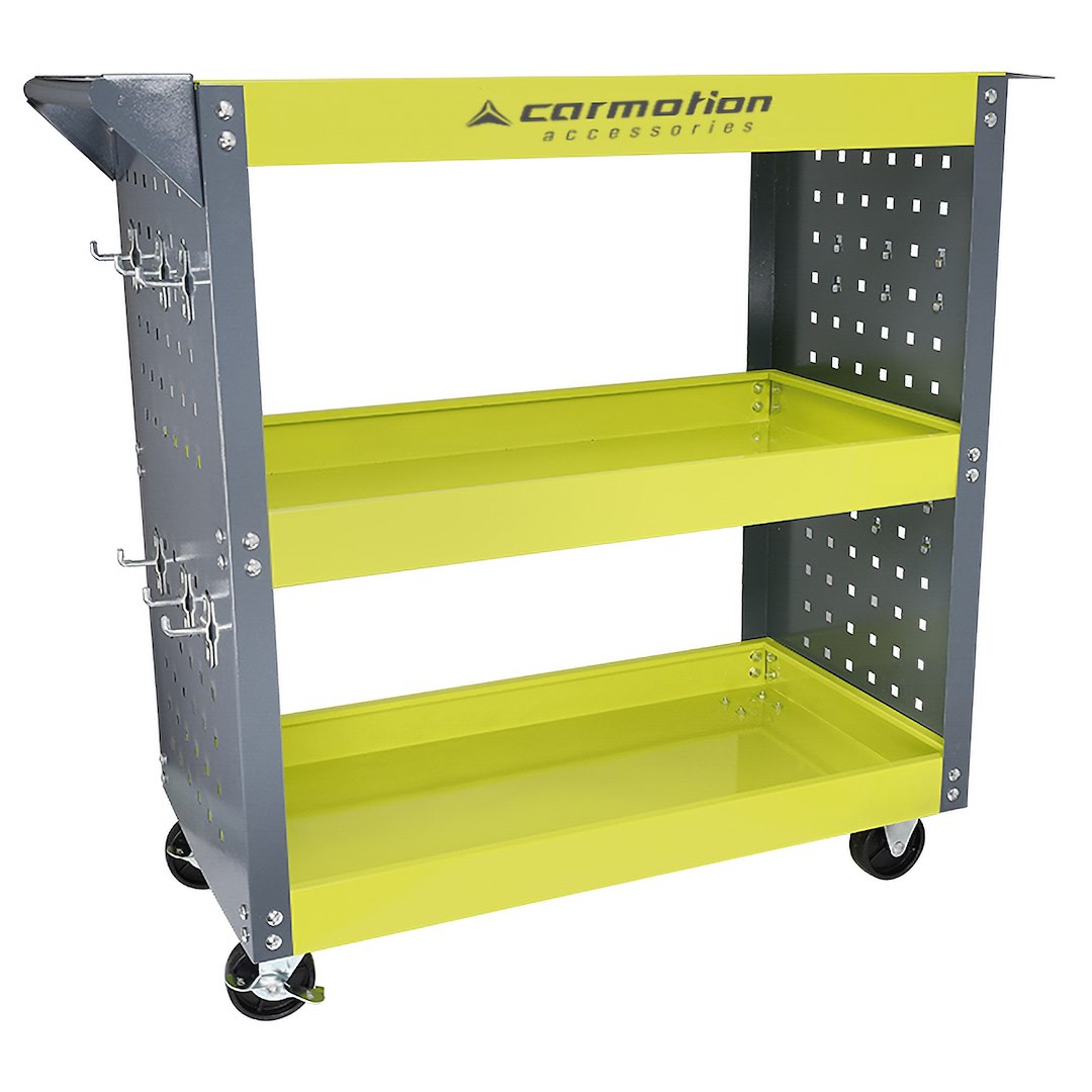 Carrello da officina con ruote girevoli e blocco