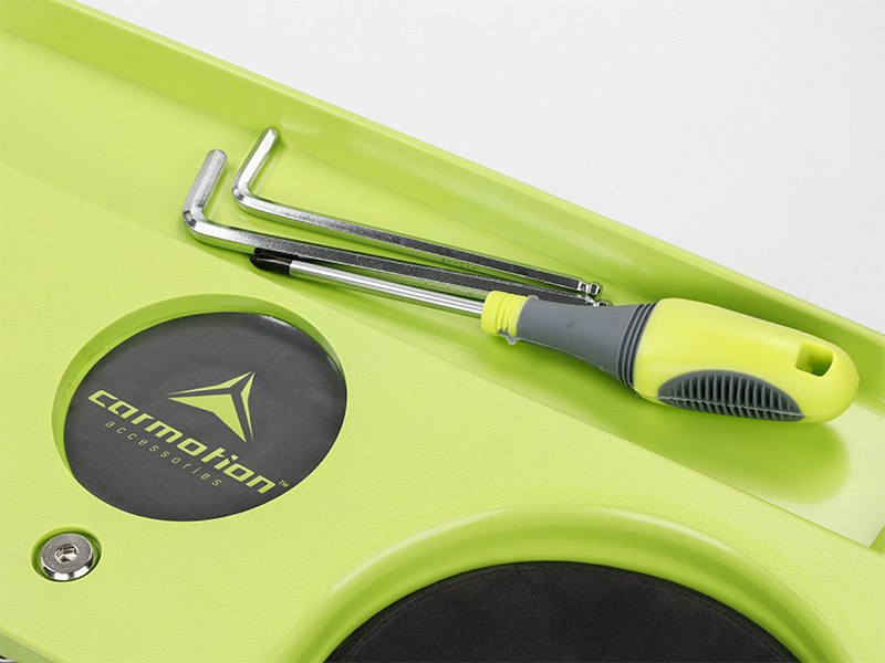Cuscino inginocchiatoio con ruote CARMOTION con vaschetta portautensili