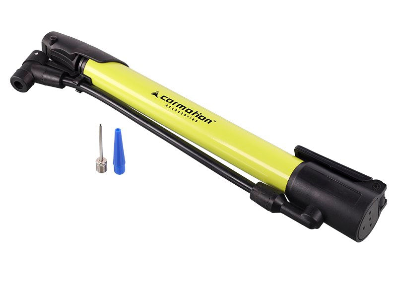 Mini pompa 310 mm con supporto per bicicletta e pressione massima di 8 bar