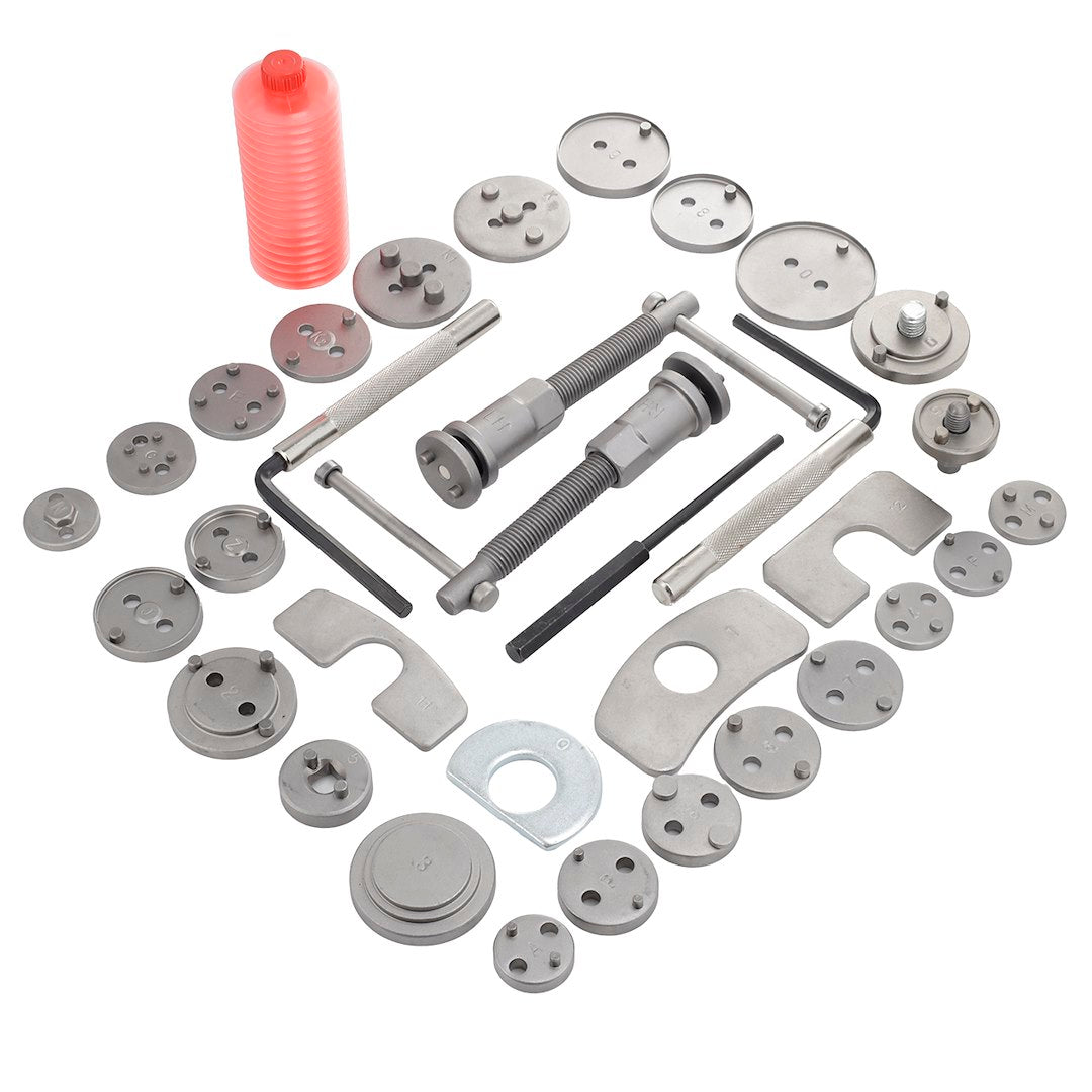 Set universale arretratore pistoncini freno da 35 pezzi