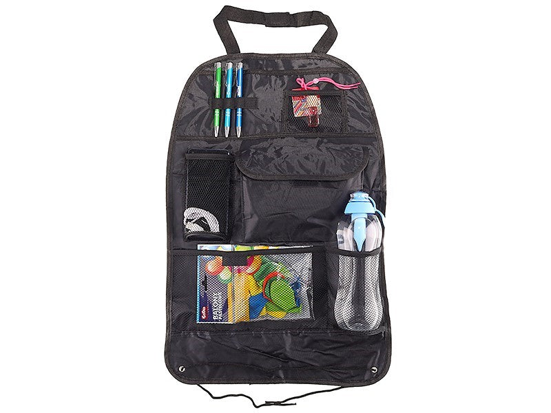 Organizer per schienale auto 59x38 cm nero di CARMOTION