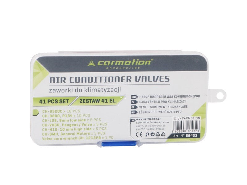 Kit con valvole per aria condizionata in diverse varianti