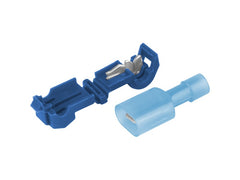 Connettori rapidi a T blu per cavi da 2,5-4,0 mm², 5 pezzi