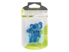 Connettori rapidi a T blu con isolamento in PVC per giunzione cavi