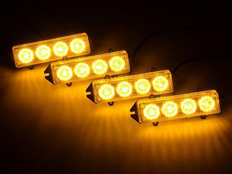 Luci di emergenza con centralina e telecomando per auto e moto
