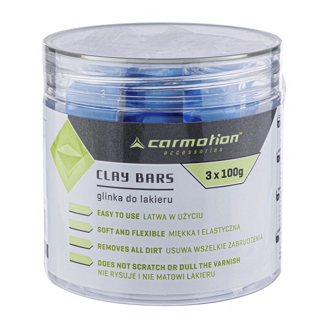 Clay bar per la pulizia della vernice 3 x 100 g