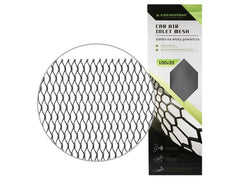 Rete nera in alluminio per presa d’aria dal design honeycomb, 8x25 mm, 100x33 cm