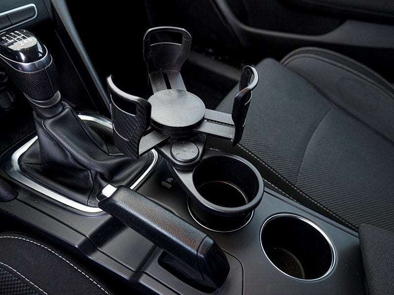 Supporto auto per bicchieri, lattine e bottiglie nella console