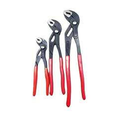 Set di pinze regolabili per pompa dell'acqua da 3 pezzi 7", 10" e 12" con ampia apertura 