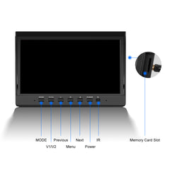 Kit telecamera posteriore wireless con schermo da 10,1", zoom 30x e visione notturna – 12V/36V 