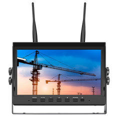 Kit telecamera posteriore wireless con schermo da 10,1", zoom 30x e visione notturna – 12V/36V 