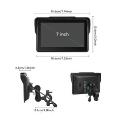 Schermo da 7” per moto con CarPlay, Android Auto, AirPlay e TPMS 
