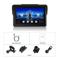 Schermo da 7” per moto con CarPlay, Android Auto, AirPlay e TPMS 