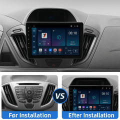 Ford Transit Tourneo Custom 12-21 - 9" Radio m. Apple CarPlay og Android Auto – Bilmedie.dk