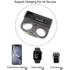 BMW X3/X4 2014-2017 caricatore wireless per smartphone con ricarica rapida da 15W 