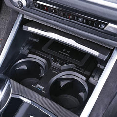 BMW 4-Serie/i4 2022-2024 Trådløs Mobiloplader med 15W hurtigopladning og NFC Kortnøgle