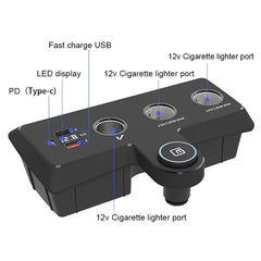 Volkswagen Polo 2011-2018 USB-C Hurtigoplader til Cigarettænder