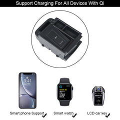 Caricatore wireless per Honda CR-V 2017-2022 con vano portaoggetti nel bracciolo e ricarica rapida da 15W 