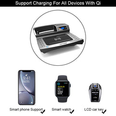 Chevrolet Malibu 2017-2022 caricatore wireless per smartphone con ricarica rapida da 15W 