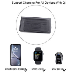 Toyota Fortuner 2015-2023 Caricatore wireless per telefono con ricarica rapida da 15W 