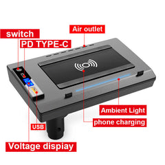 Audi A6 / A7 2019-2023 Caricatore wireless Qi con ricarica rapida 