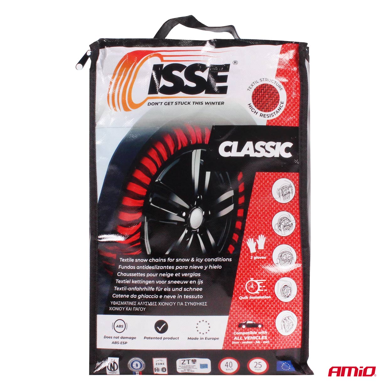 Catene da neve in tessuto Isse Classic