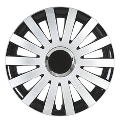 Copricerchio SAIL da 15 pollici in nero e argento