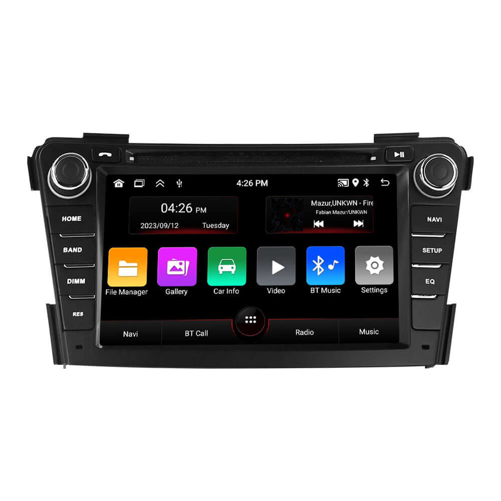 Hyundai I40 11-19 – 7" Radio m. Apple CarPlay og Android Auto - modulært bilunderholdningssystem