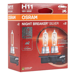 Lampadina alogena Osram H11 Night Breaker Silver