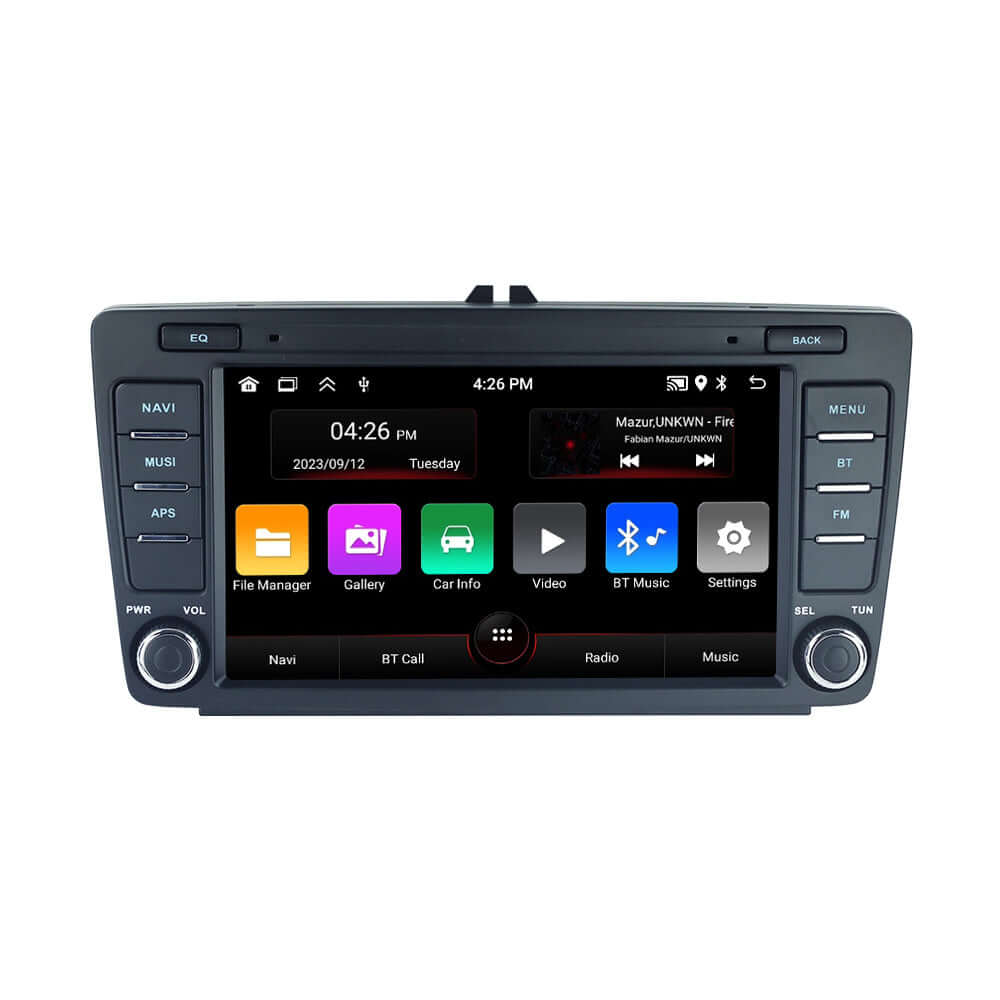 Skoda Octavia 04-13 - Autoradio da 8" con Apple CarPlay e Android Auto – Carmediaeurope.com