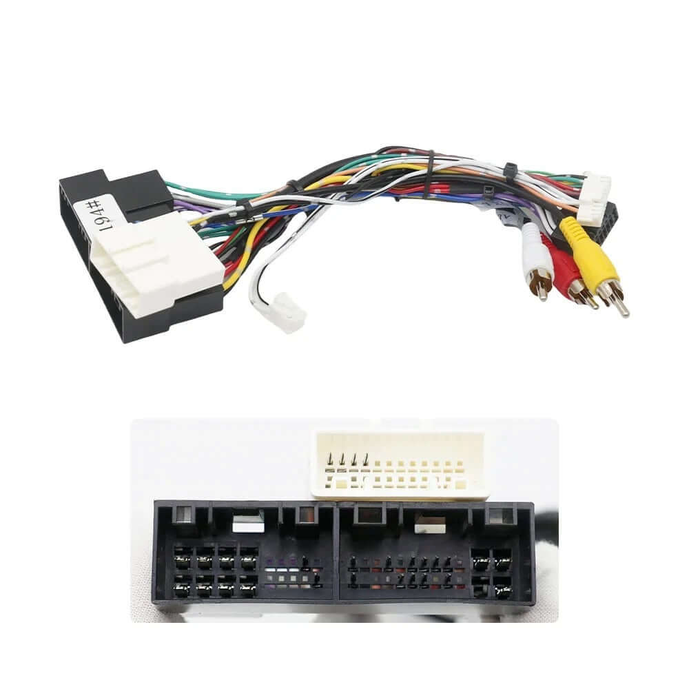 Radiokabel til Hyundai/Kia m. Canbus og org. kamera - kabel med ledninger til bilmedie-radio