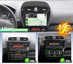 Mitsubishi Space Star 12-18 - 9" Radio met Apple CarPlay en Android Auto