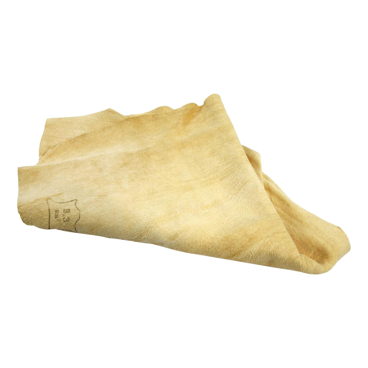 Pelle di camoscio naturale da 18,6 dm² con forma irregolare